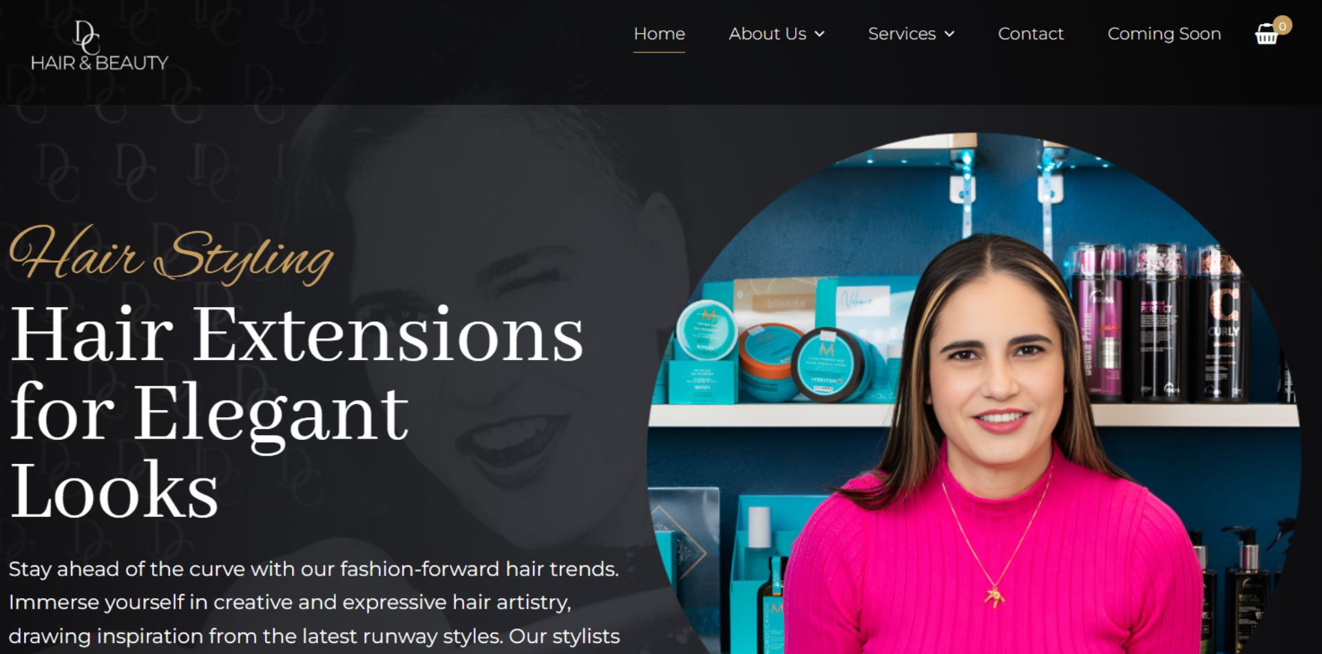 DC Hair & Beauty Website