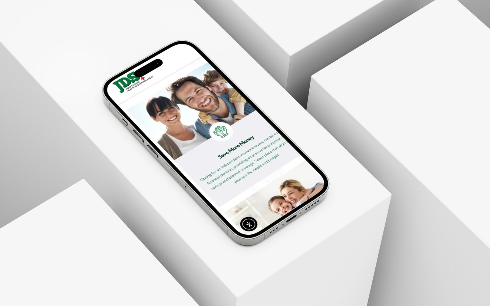 Florida Insurance Website on Phone