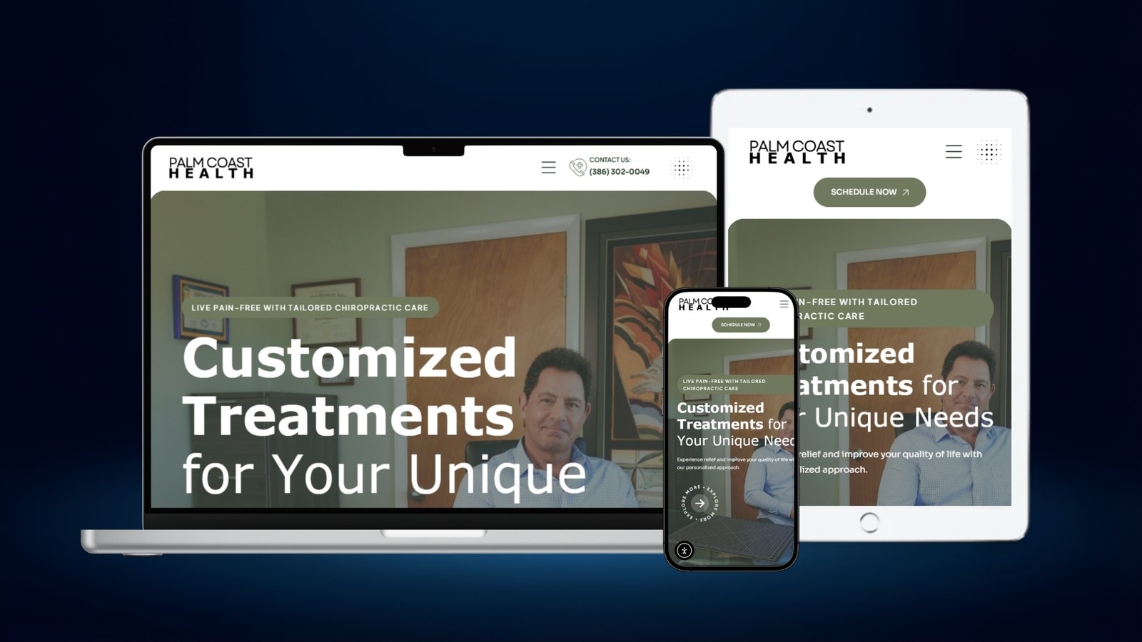 Health & Wellness Website Design – Palm Coast Health